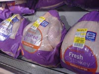 masses of reduced turkeys in sainsburys